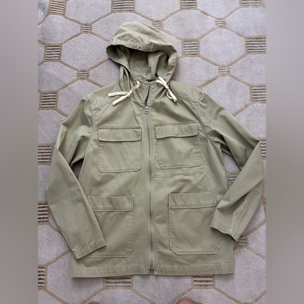 NWOT Gant Rugger Hooded Cotton Utility Jacket